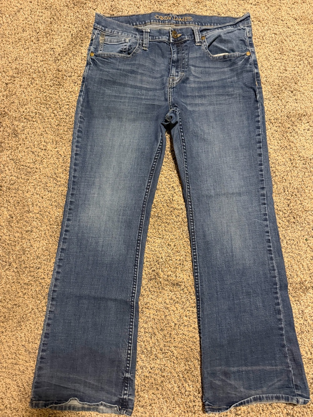 Mens Cody James "Duke" Relaxed Bootcut 34x30